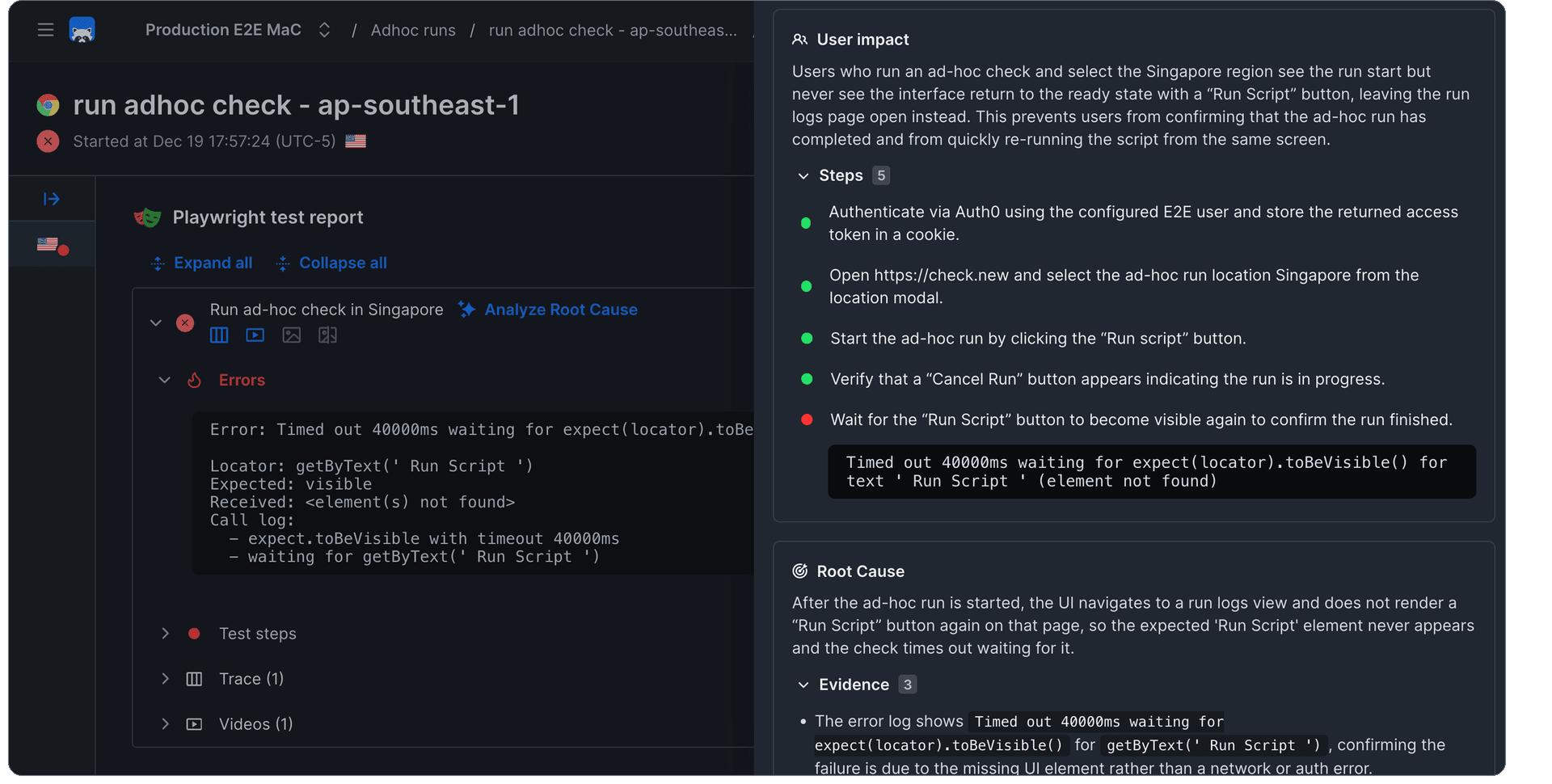 Checkly — The active reliability layer for developers & agents