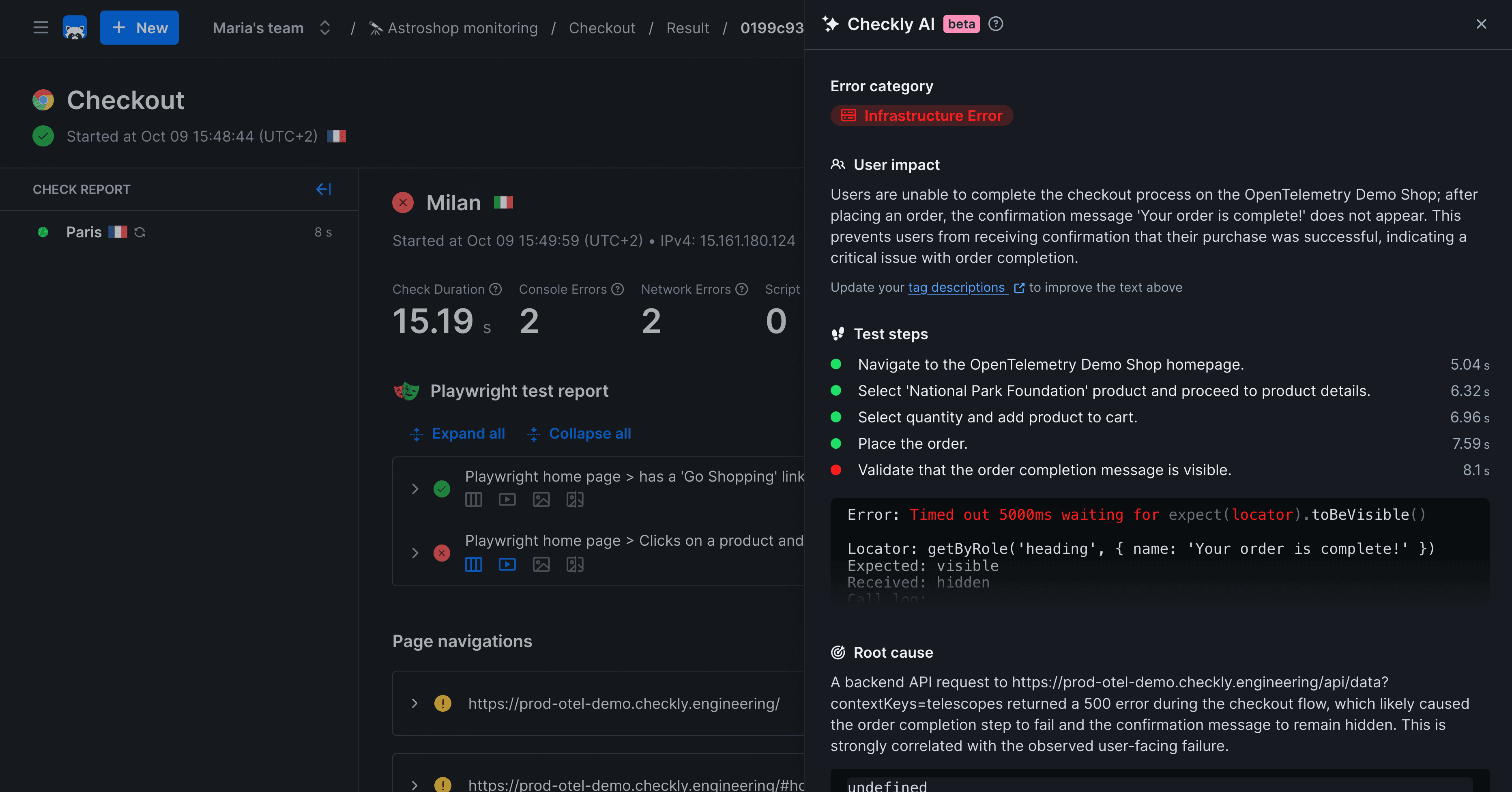 AI-Powered Error Analysis